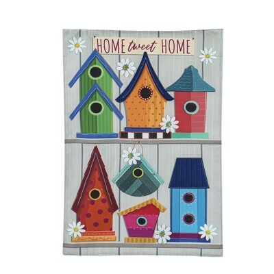 Bird Houses Garden Flag