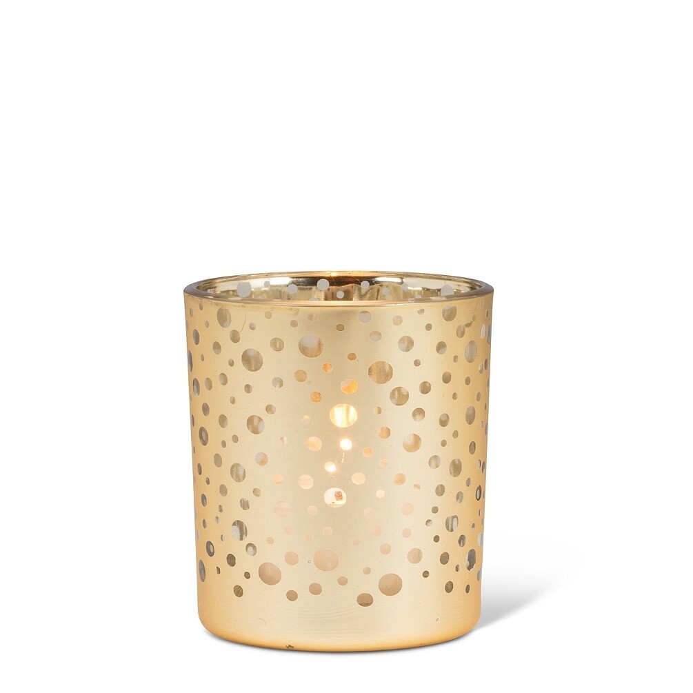 Gold Dotted Tealight, Small