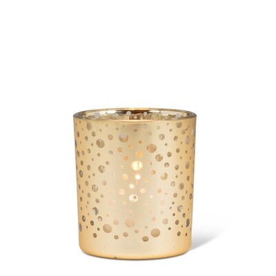 Gold Dotted Tealight, Small