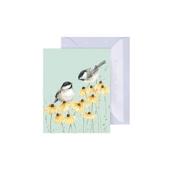 Wrendale Card Chickadees