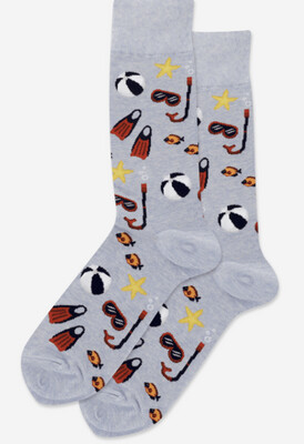 HotSox Mens Sock, Snorkel