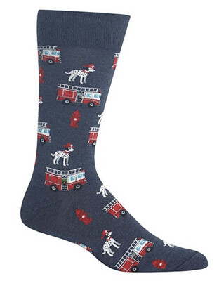 HotSox Mens Sock, Fireman