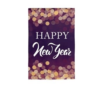 Happy New Year, Garden Flag