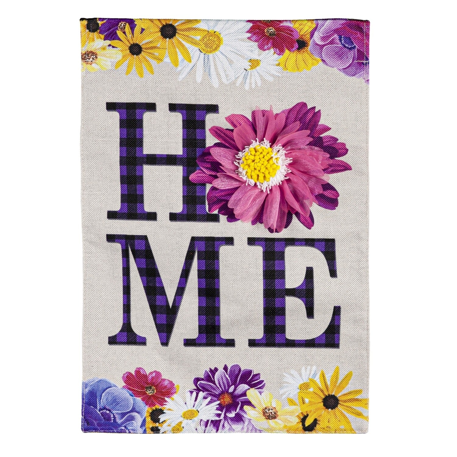 Home Daisy Garden Flag