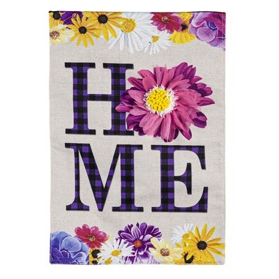 Home Daisy Garden Flag