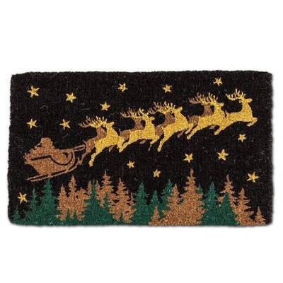 Midnight Reindeer Doormat
