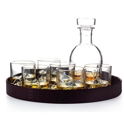 Liiton Luxury Peaks Decanter &amp; Glass Gift Set