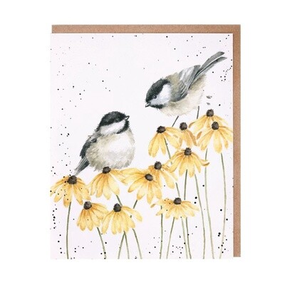 Wrendale Card, My Sweet Chickadee