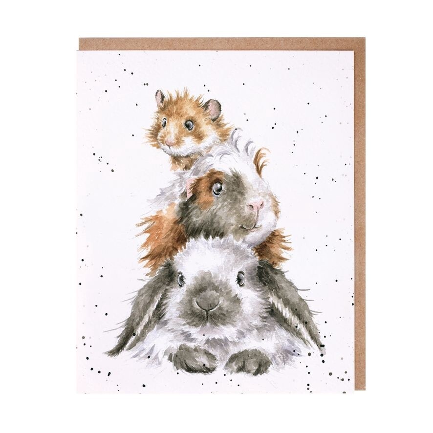 Wrendale Card, Piggy in the Middle