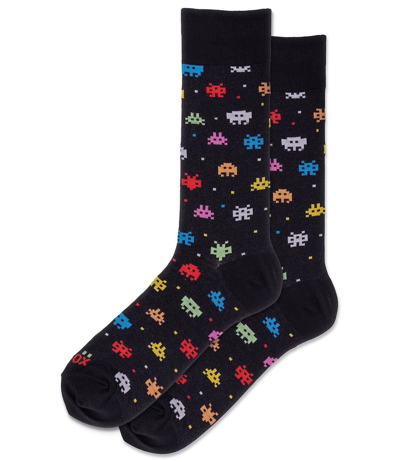 HotSox Mens Sock, Alien Robots