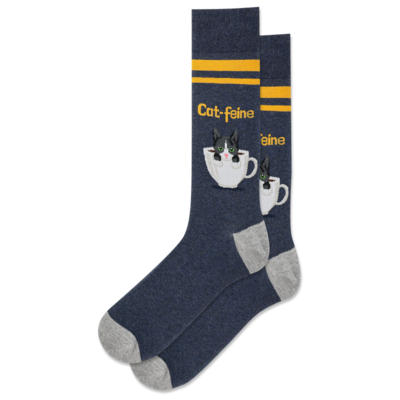 HotSox Mens Sock, Cat-Feine