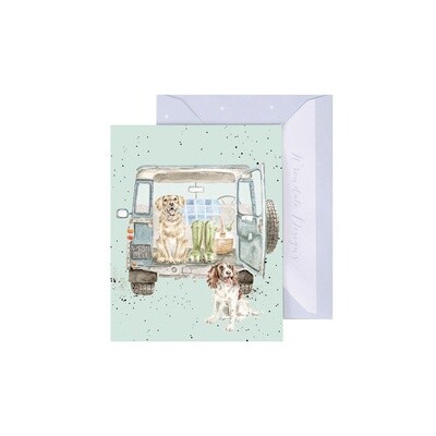 Wrendale Card, Paws for a Picnic