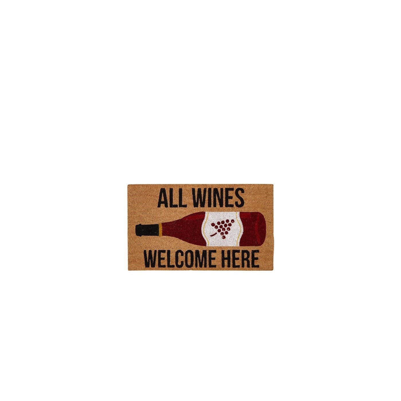All Wines Welcome Here Door Mat