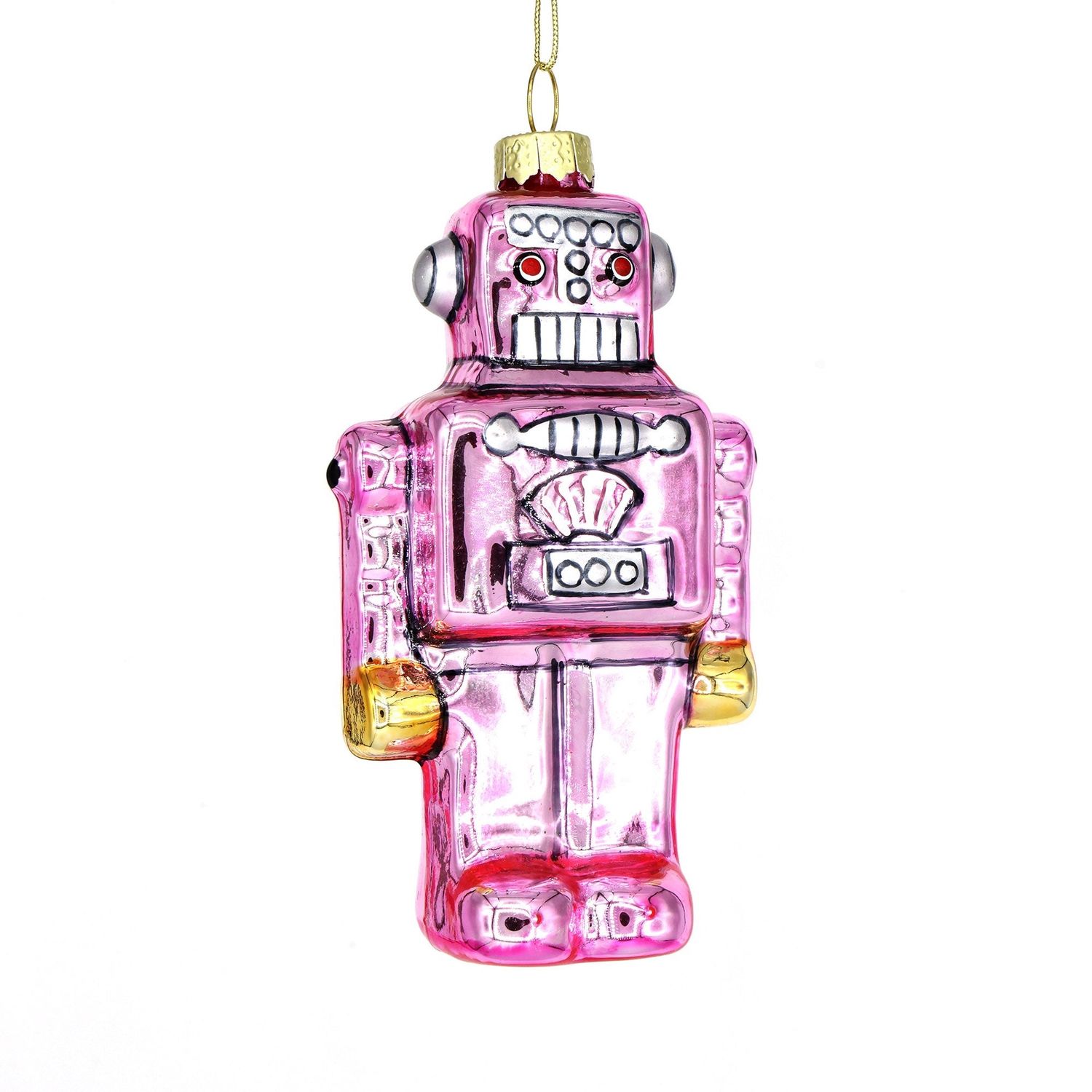 Pink Robot Ornament