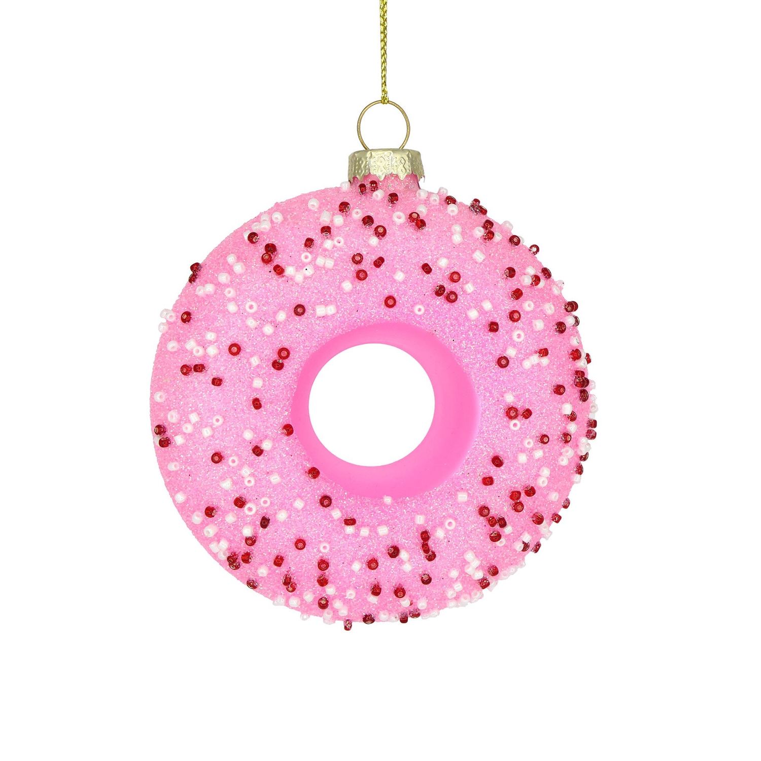 Pink Donut Ornament