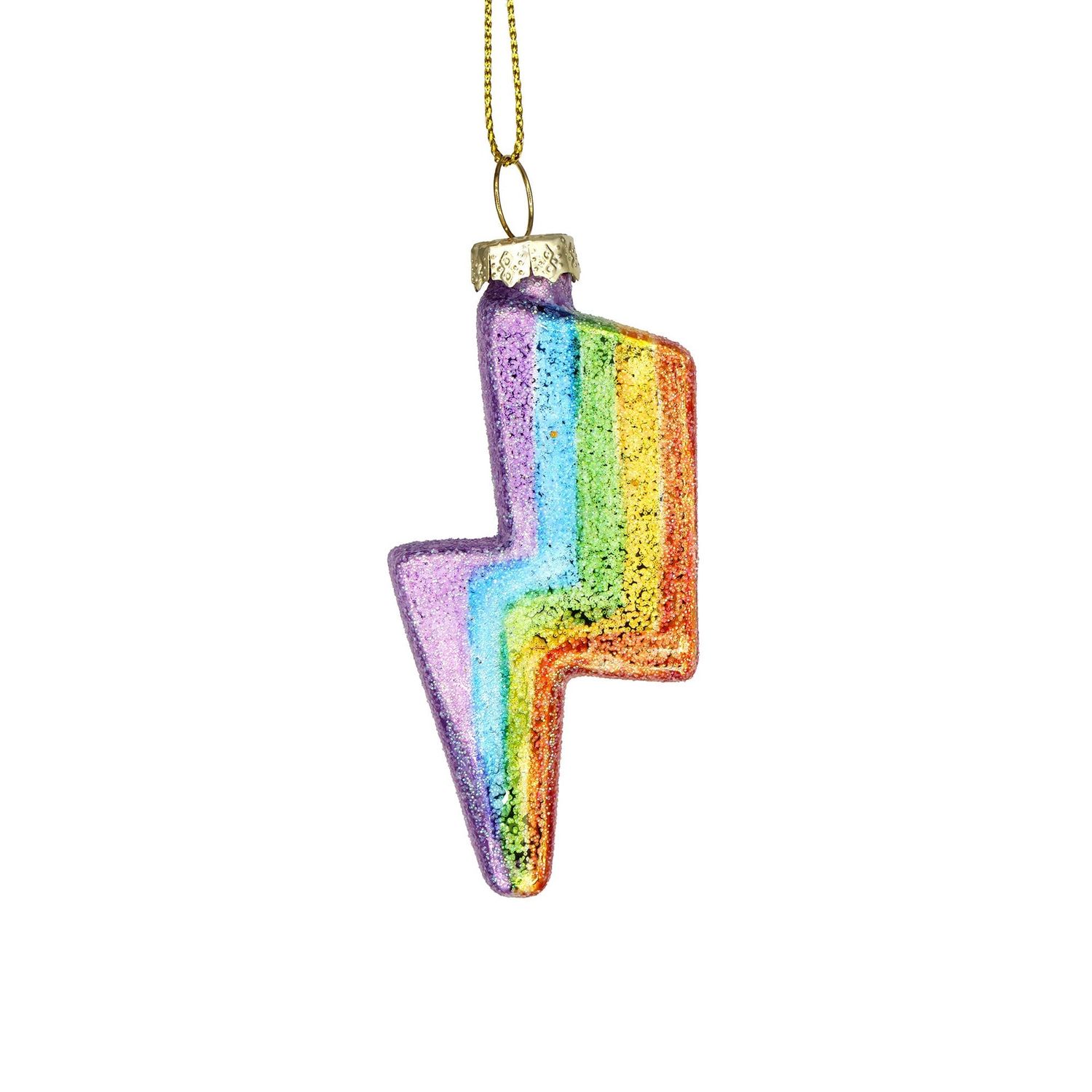 Rainbow Bolt Ornament