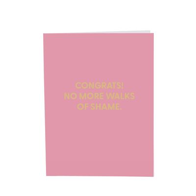 Greeting Card, Congrats! Walk of Shame