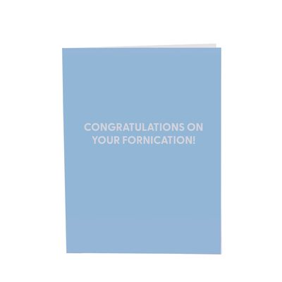 Greeting Card, Congrats on your Fornication!