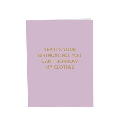 Greeting Card, Yep, It&#39;s Your Bday
