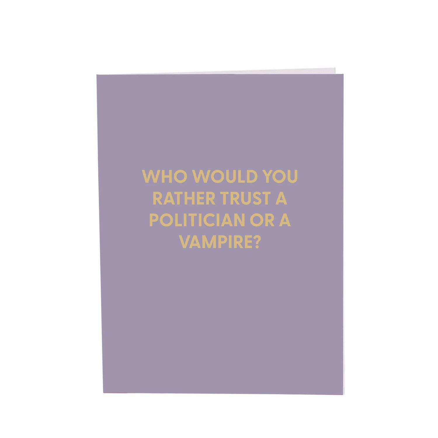Greeting Card, Who  Would You Rather