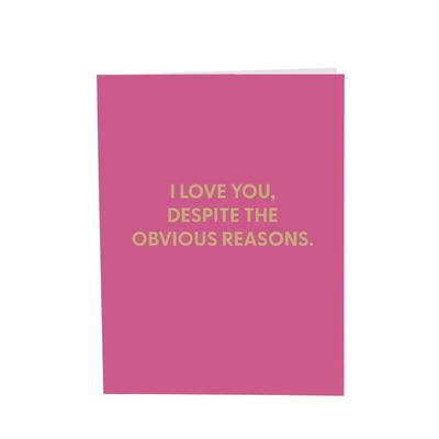 Greeting Card, I Love You