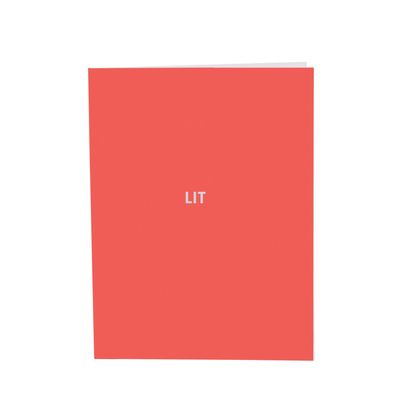 Greeting Card, Lit