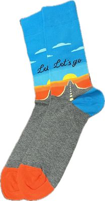 HotSox Mens Sock, Let's Go