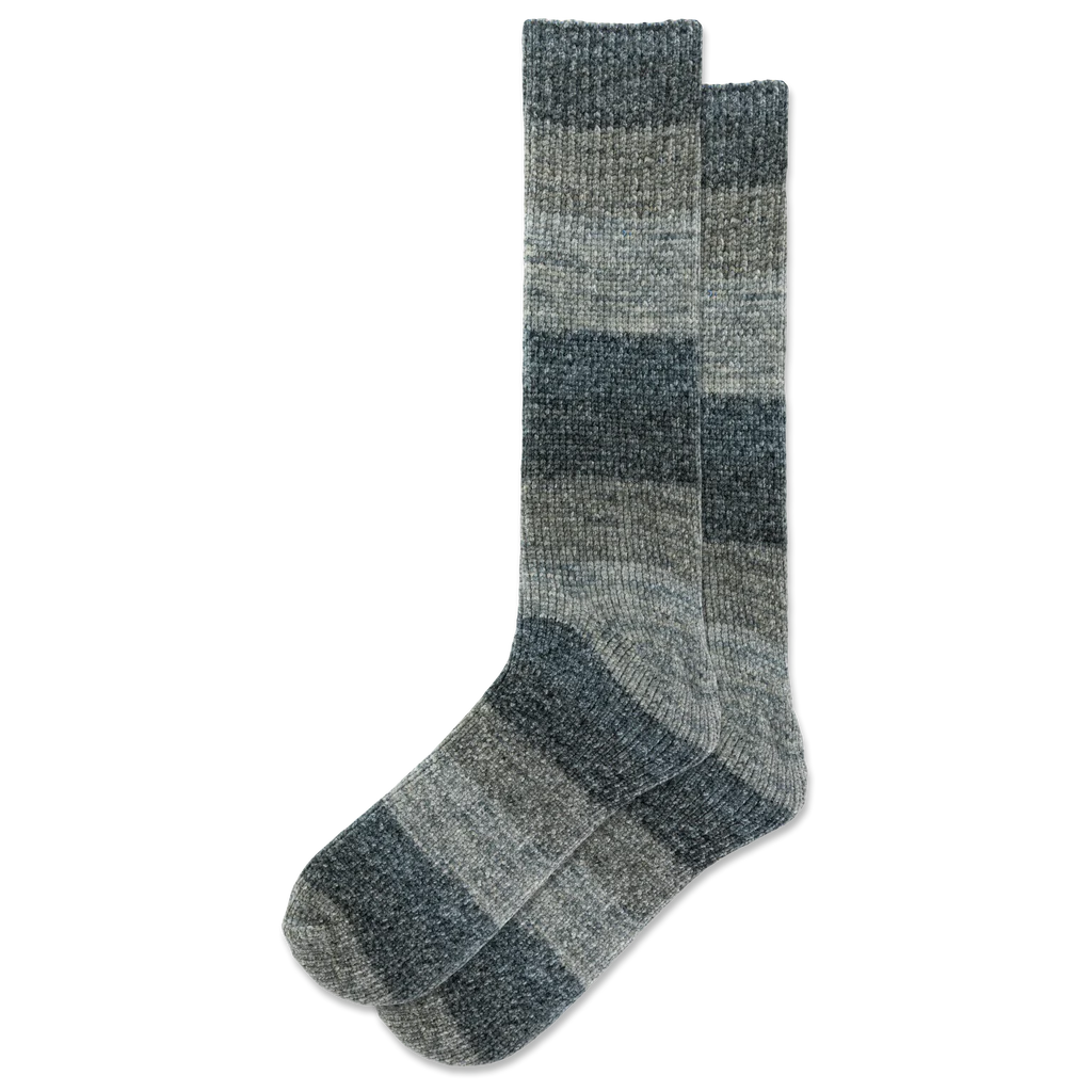 HotSox Mens Sock, Ombre Chenille