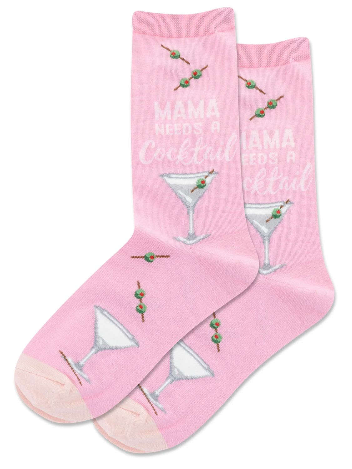 HotSox Ladies Sock, Mama Needs a Cocktail