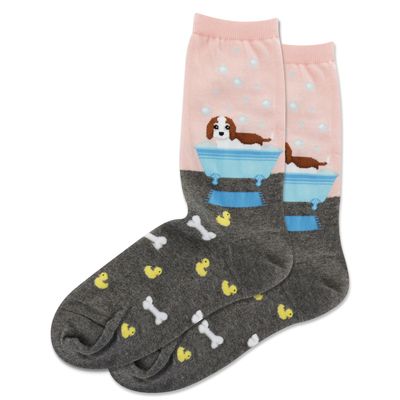 HotSox Ladies Sock, Doggie Bath