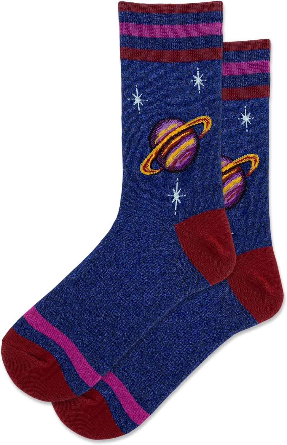 HotSox Ladies Sock, Saturn Sparkle