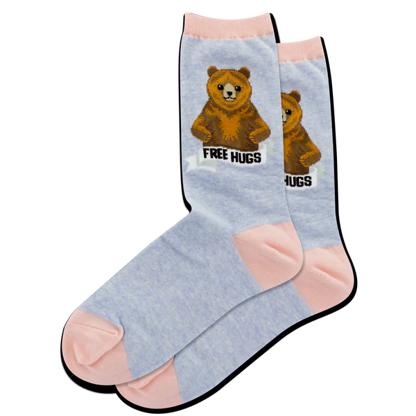 HotSox Ladies Sock, Free Hugs
