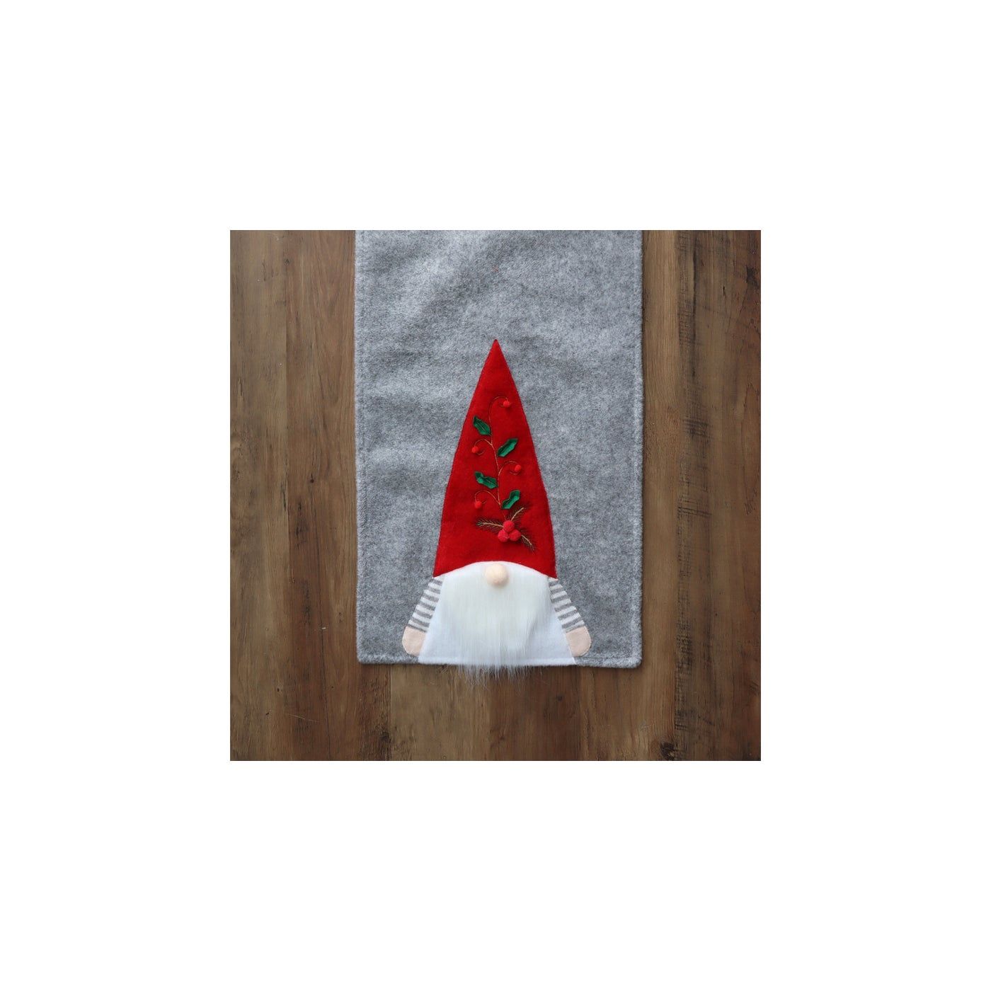 Gnome Applique Table Runner