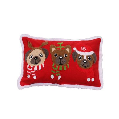 Christmas Dog Cushion
