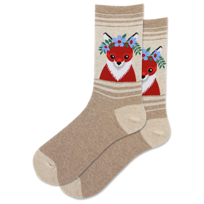 HotSox Ladies Sock, Flower Crown