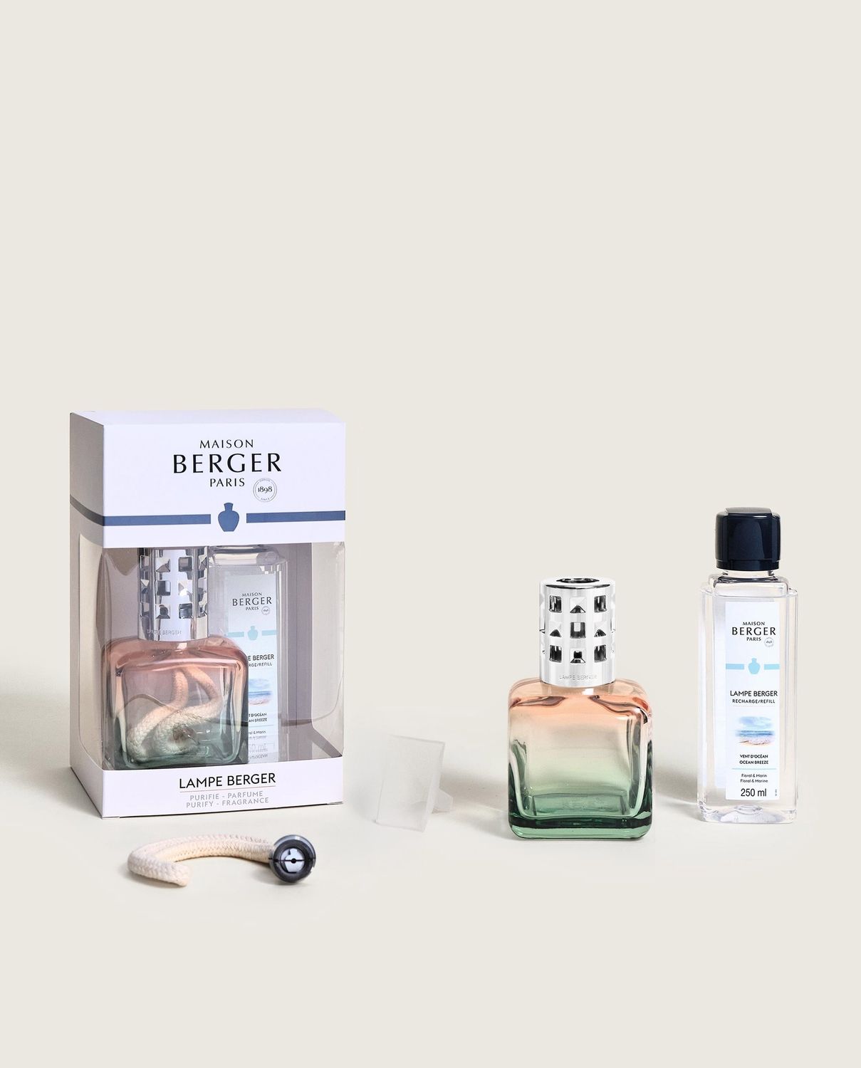 Maison Berger Starter Kit, Glacon - Peach/Green