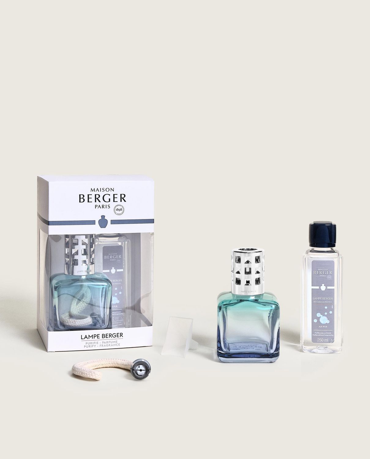Maison Berger Starter Kit, Glacon - Turqoise/Blue