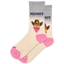 Hotsox Ladies Socks, Meowdy