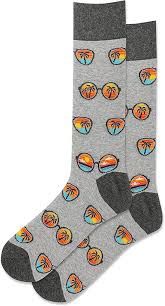 Hotsox Mens Socks, Sunglasses Palm Trees