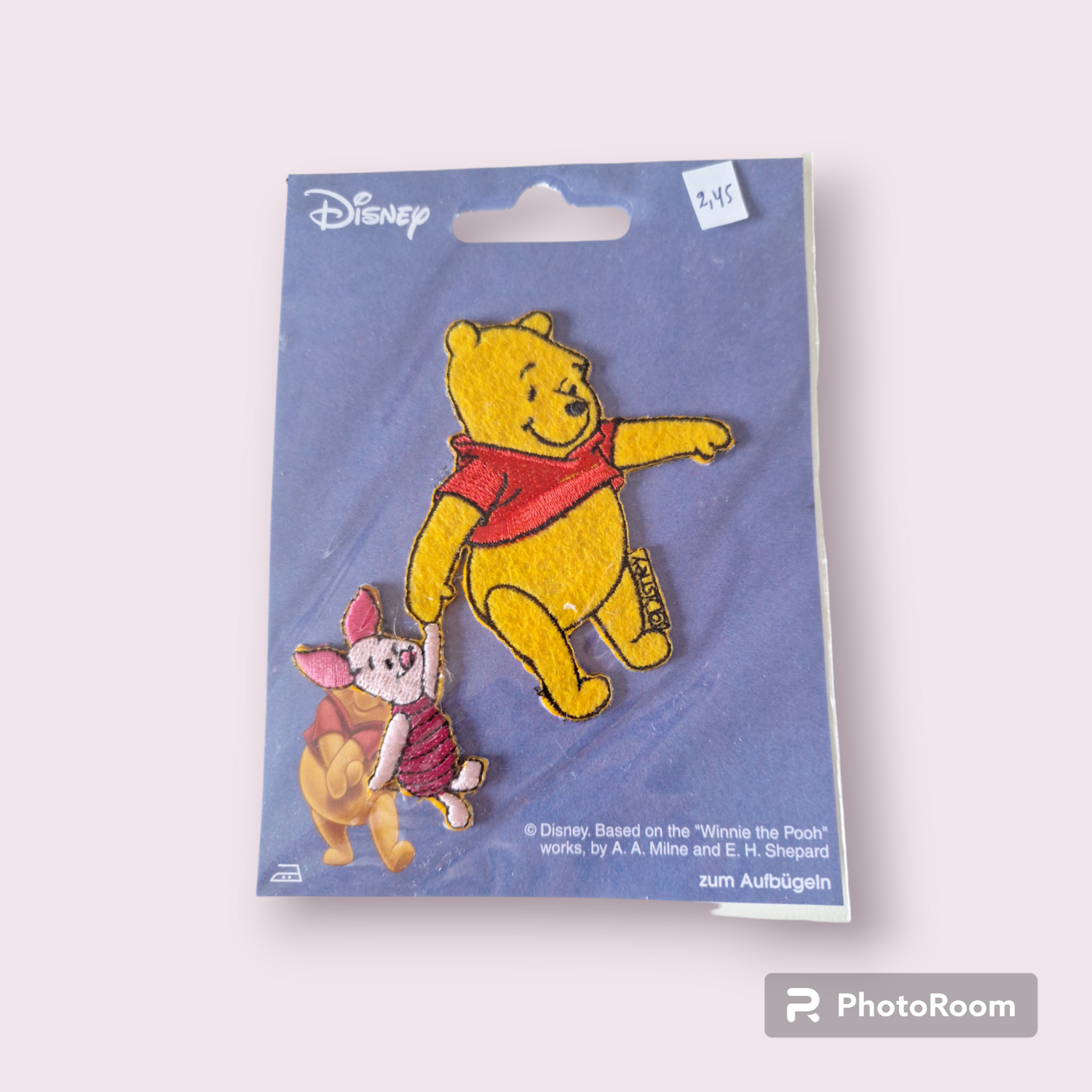 Geborduurde patch &quot; Winnie the Pooh&quot;