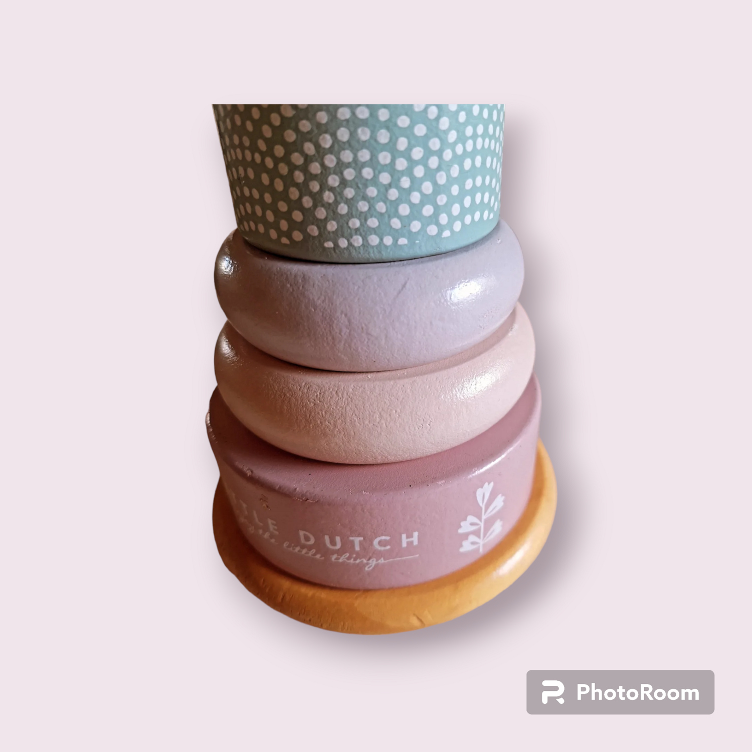 Little Dutch - Houten Tuimelring - Roze
