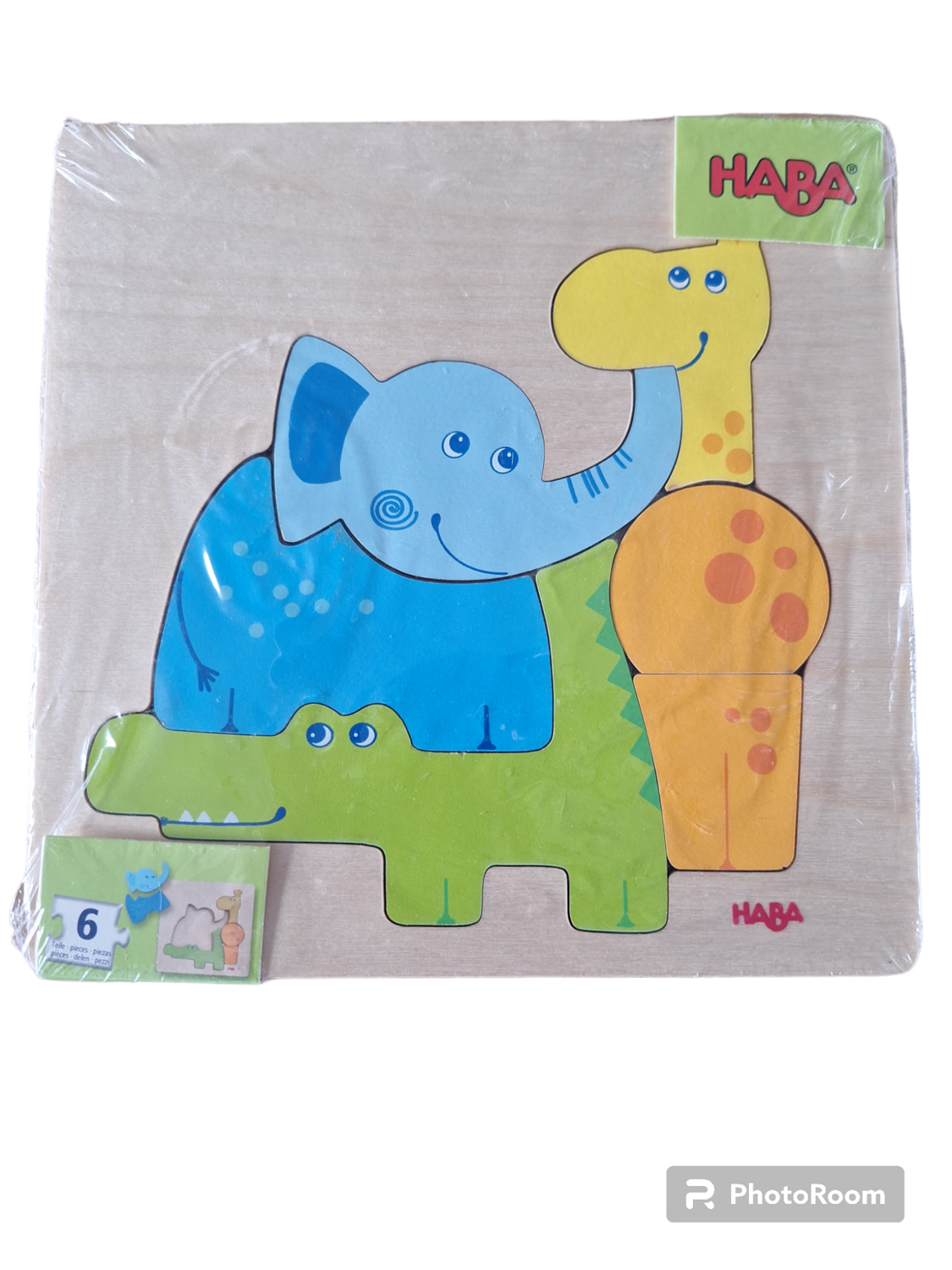 HOUTEN LEGPUZZEL ZOODIEREN 6 STUKS