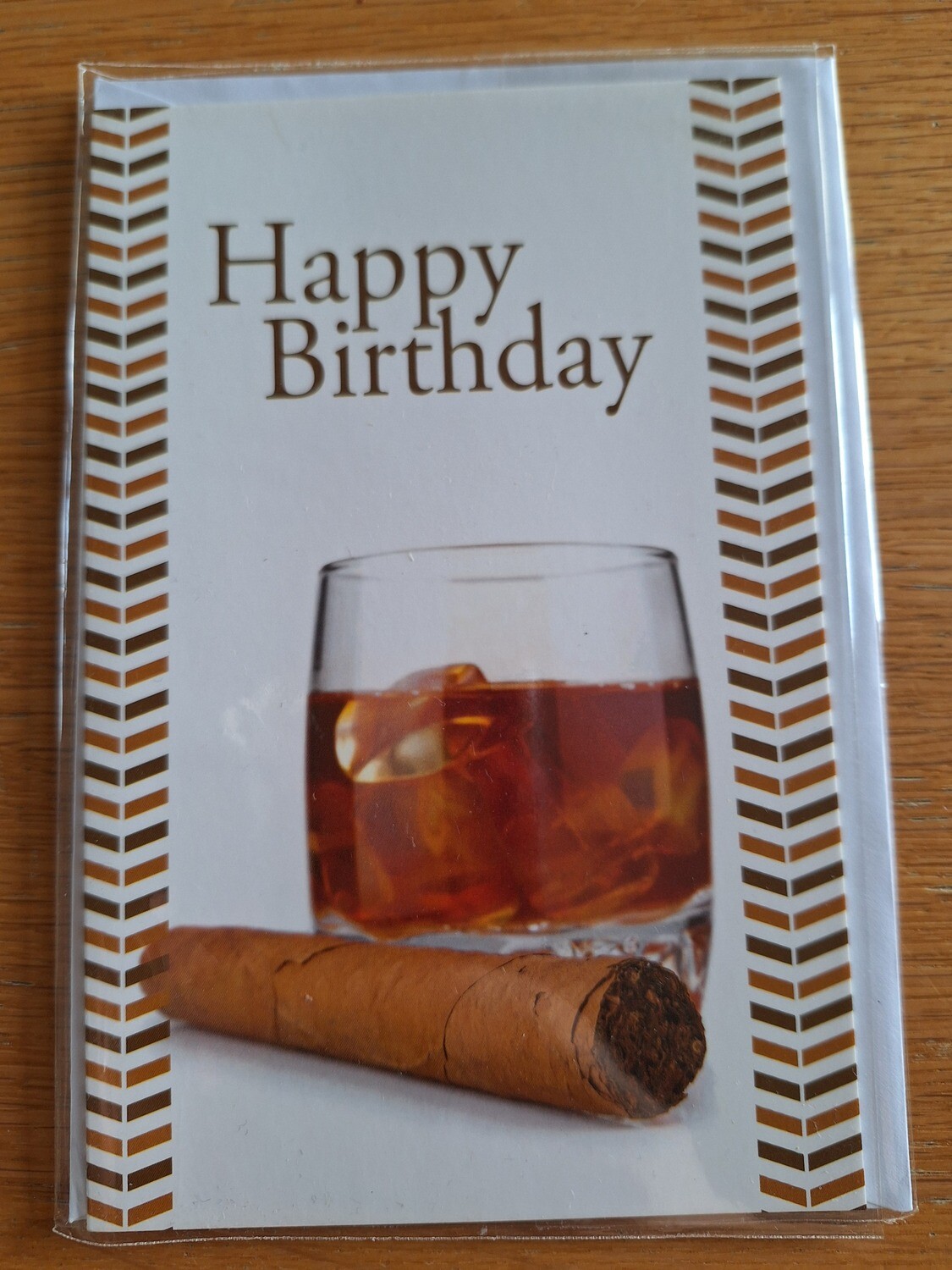 Vintage wenskaart &quot;Happy Birthday&quot;