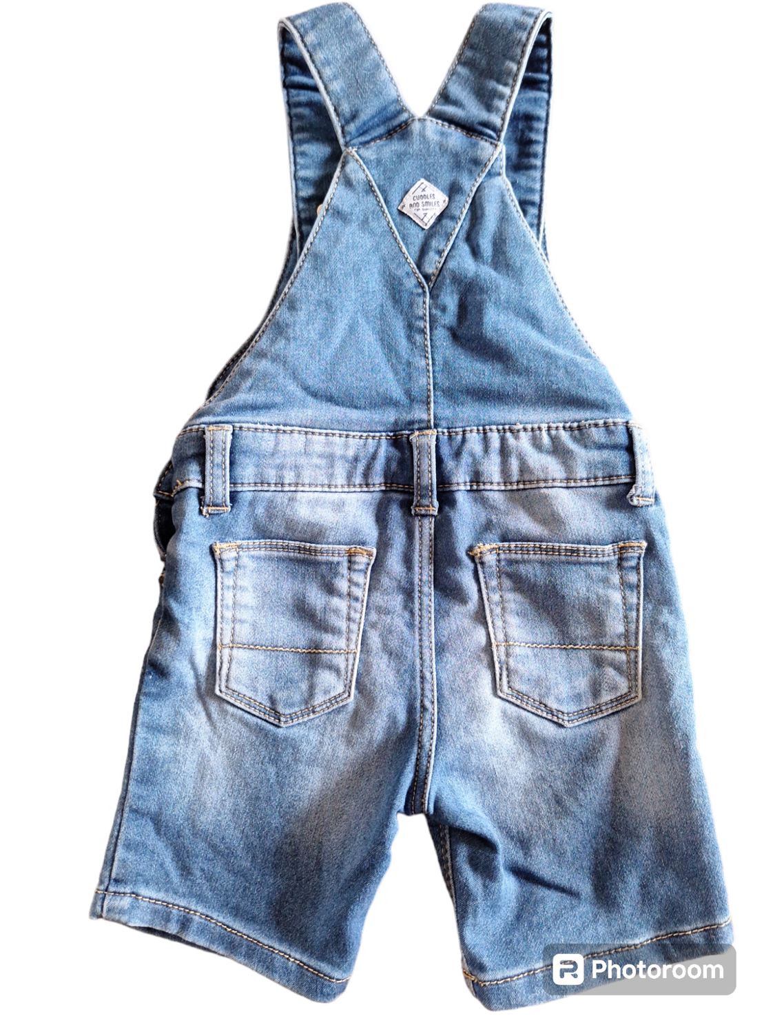 Tuinbroek "Cuddles and Smiles" maat 80