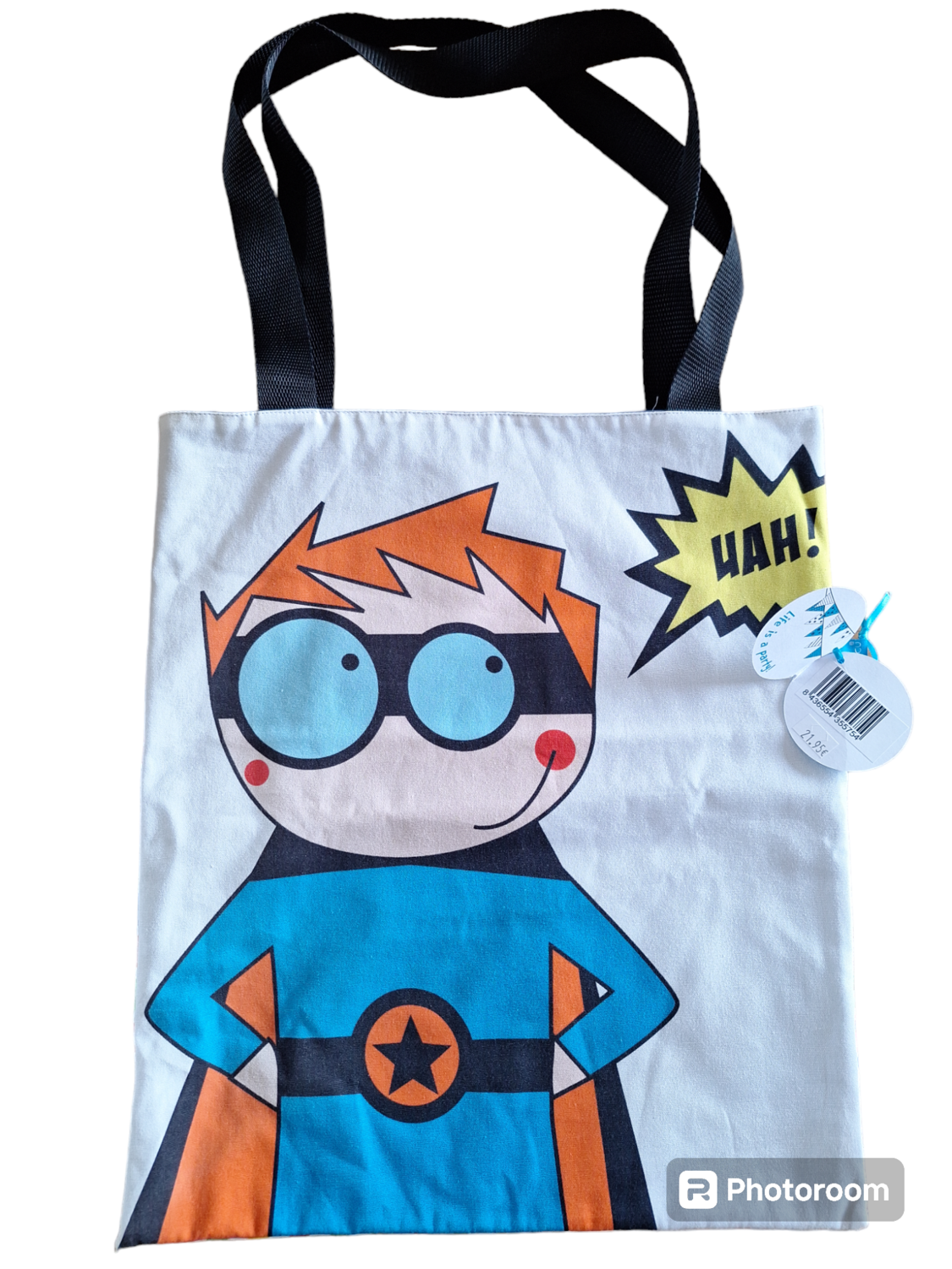 Tote bag &quot;Super Hero&quot; by Micumacu