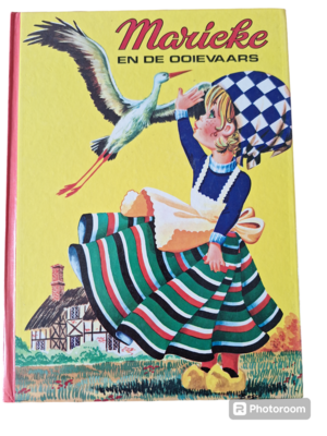 Vintage kinderboek &quot;Marieke en de ooievaars&quot;