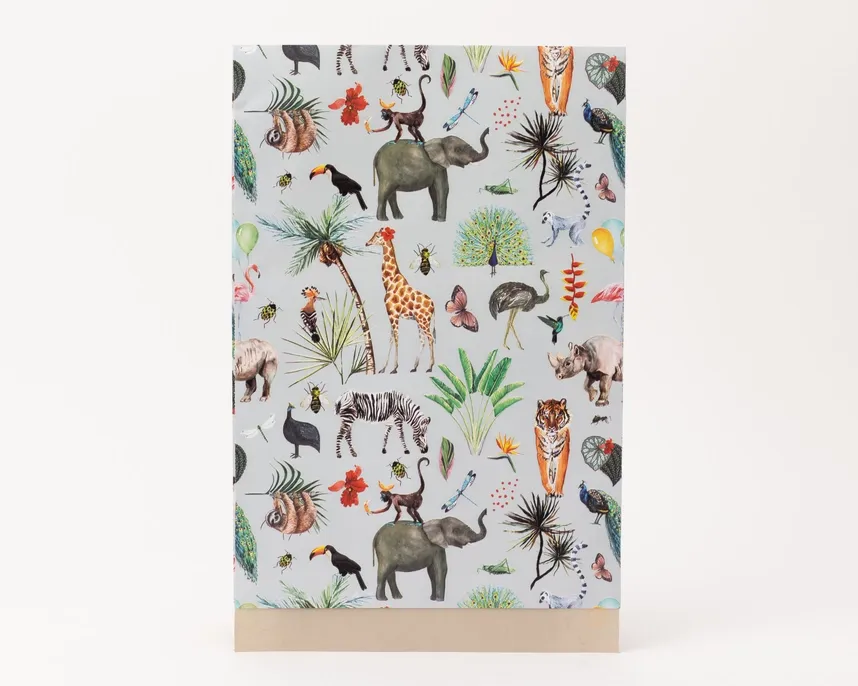 Cadeauzakken &quot;Safari &quot;- 5 stuks