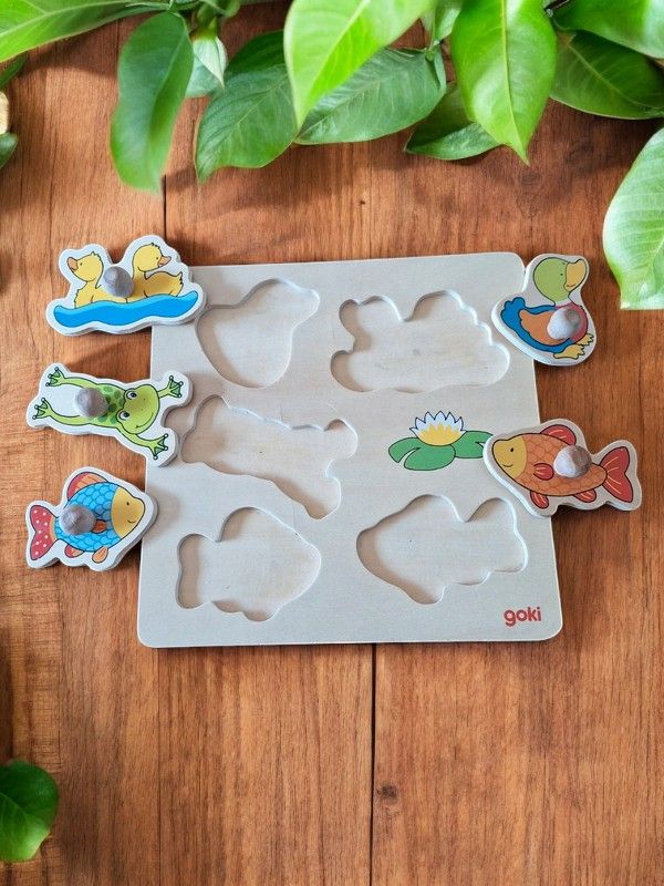 Houten legpuzzel Goki