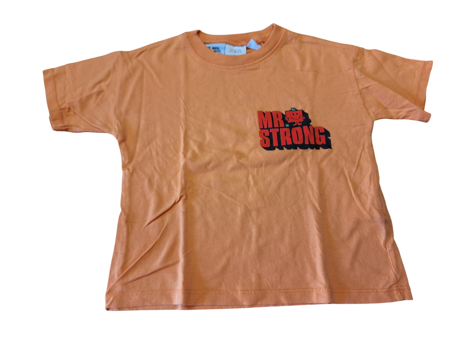 Zara t-shirt Mr. Strong maat 98