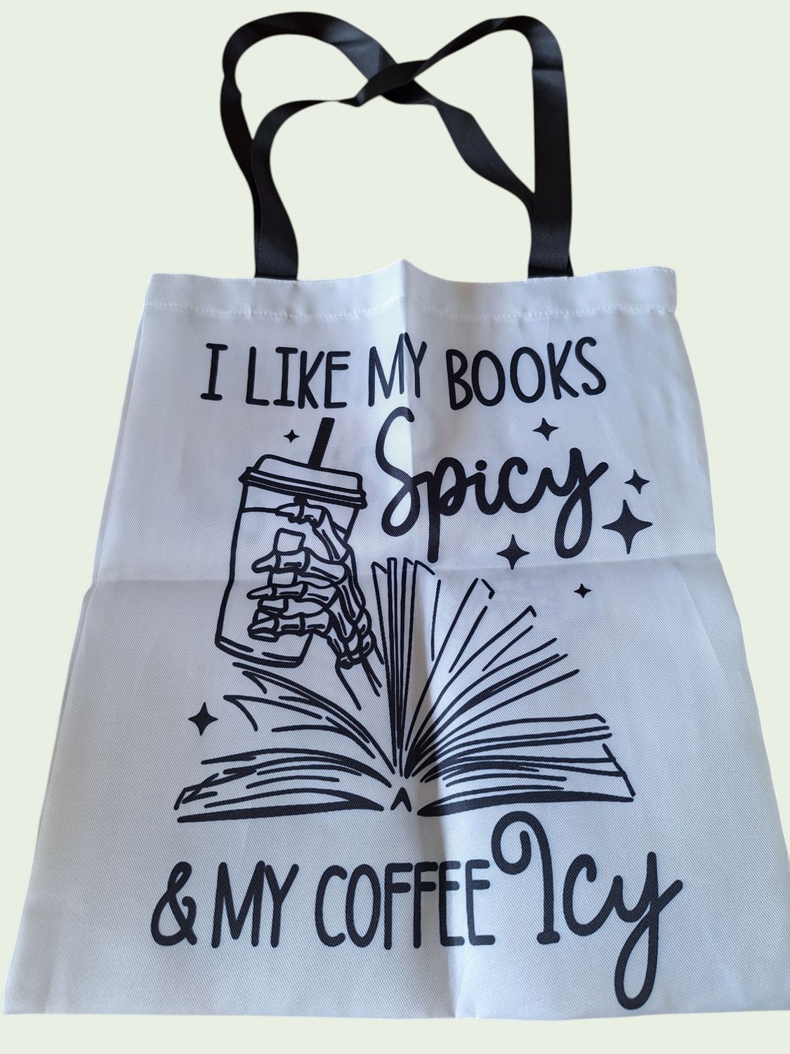 Tote bag "I like my books spicy"